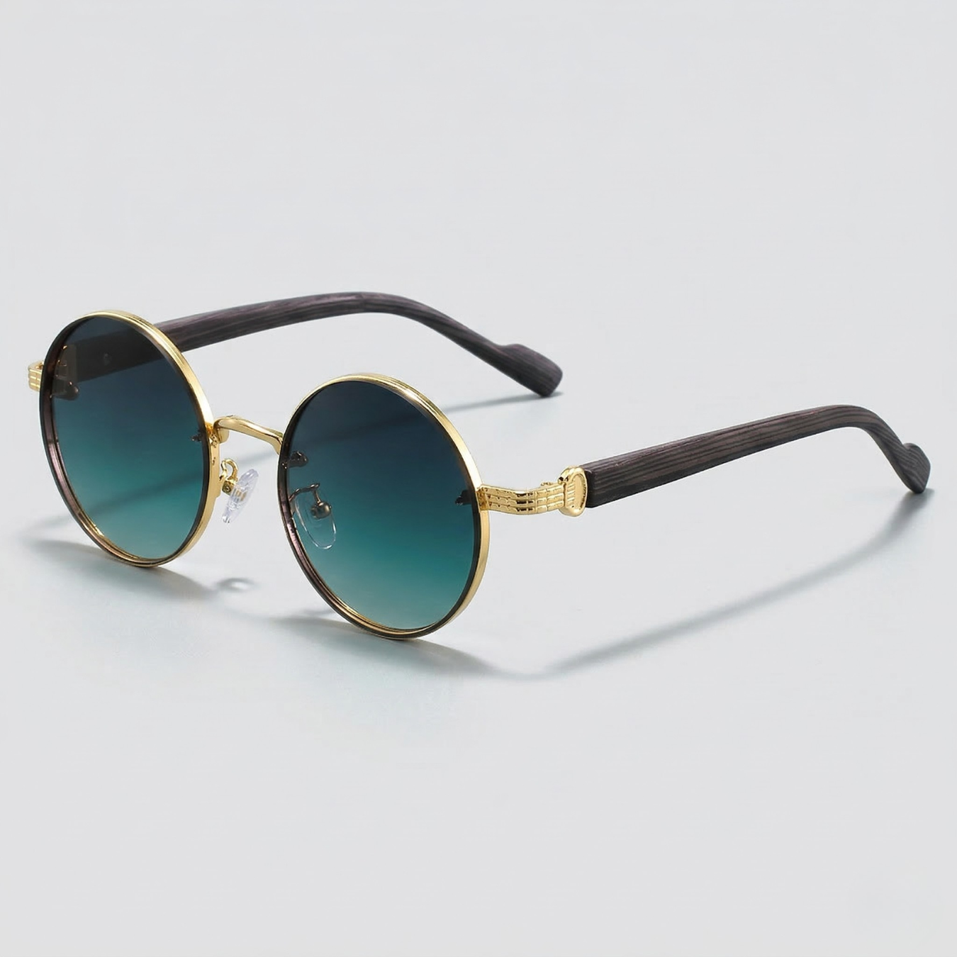 Lunettes de soleil rétro UV400 unisexe monture épaisse vintage
