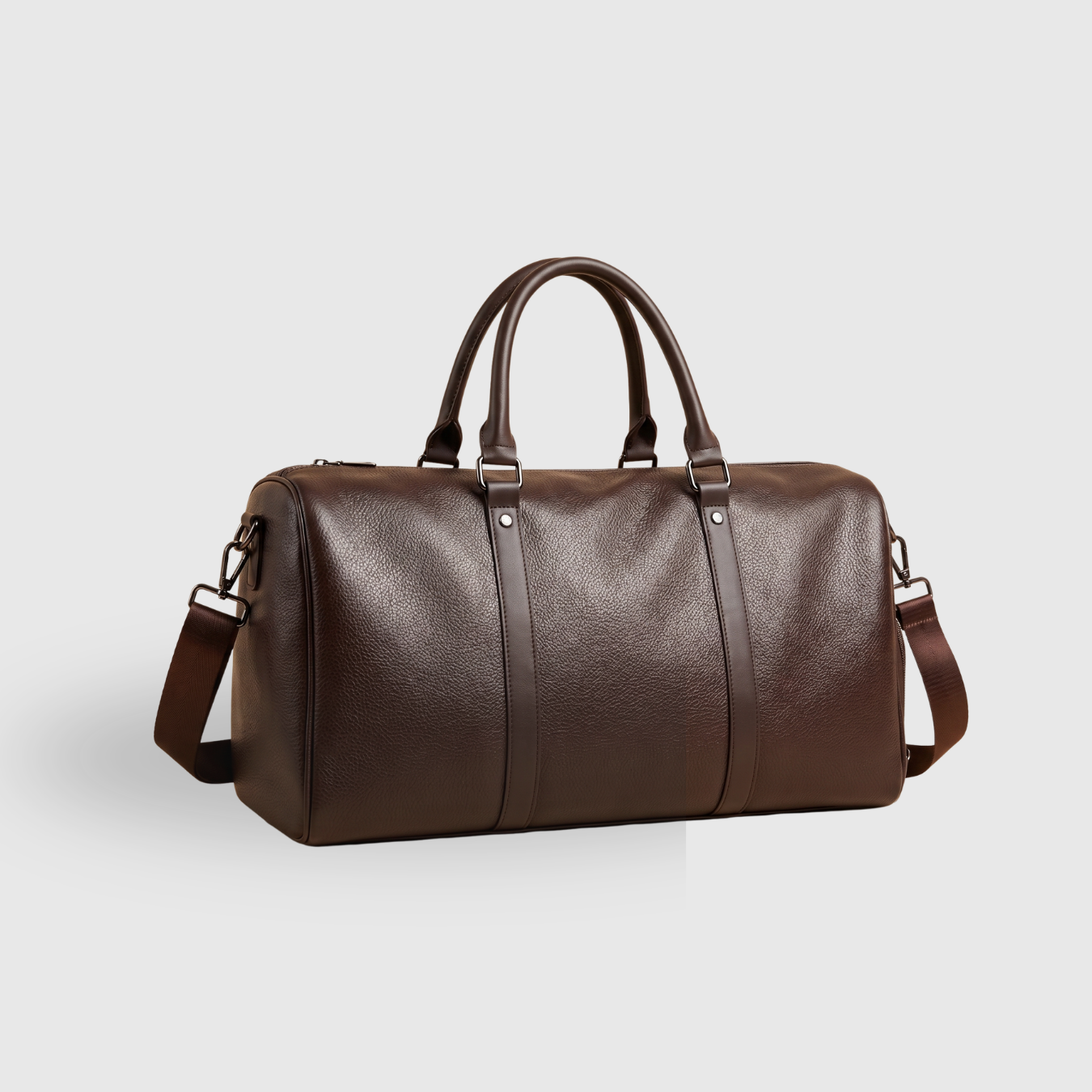 Sac de voyage femme type duffle cuir synthétique grande capacité