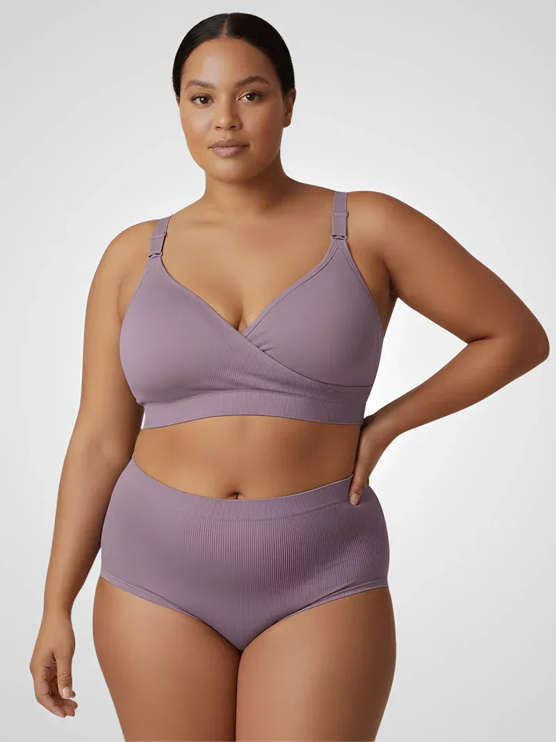 Soutien-Gorge Allaitement Wrap Sans Couture Maintien Doux