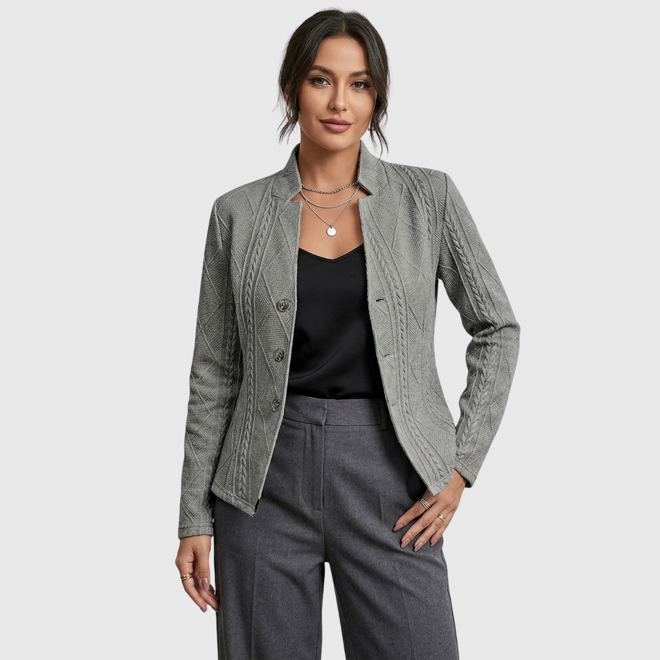 Veste mi-saison femme légère zippée coupe-vent décontractée