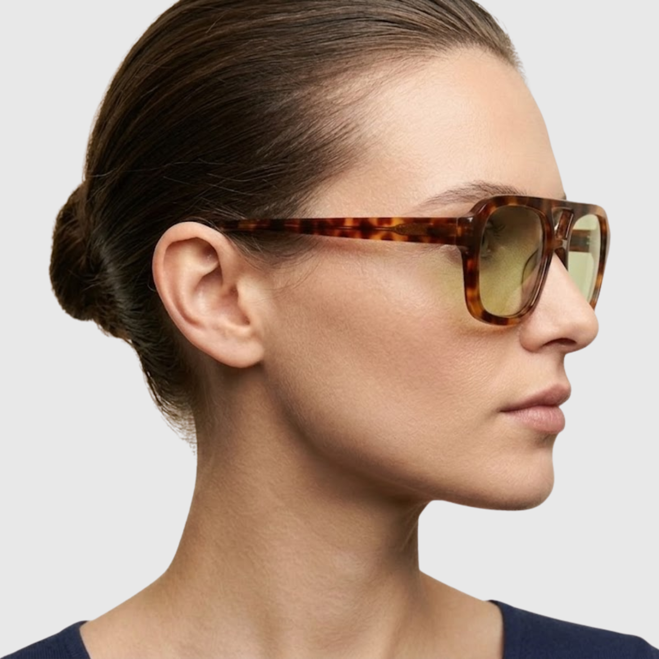 Lunettes de soleil femme protection UV monture épaisse style oversized tendance