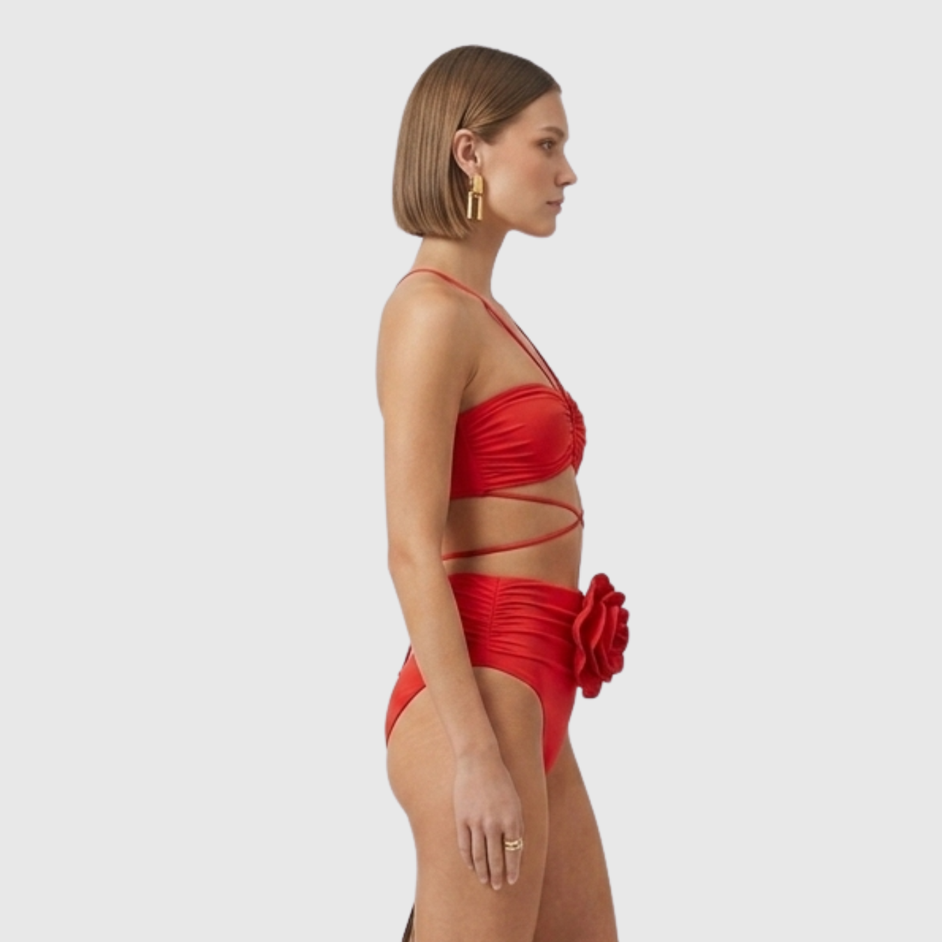 Bikini femme dos nu deux pièces à lanières