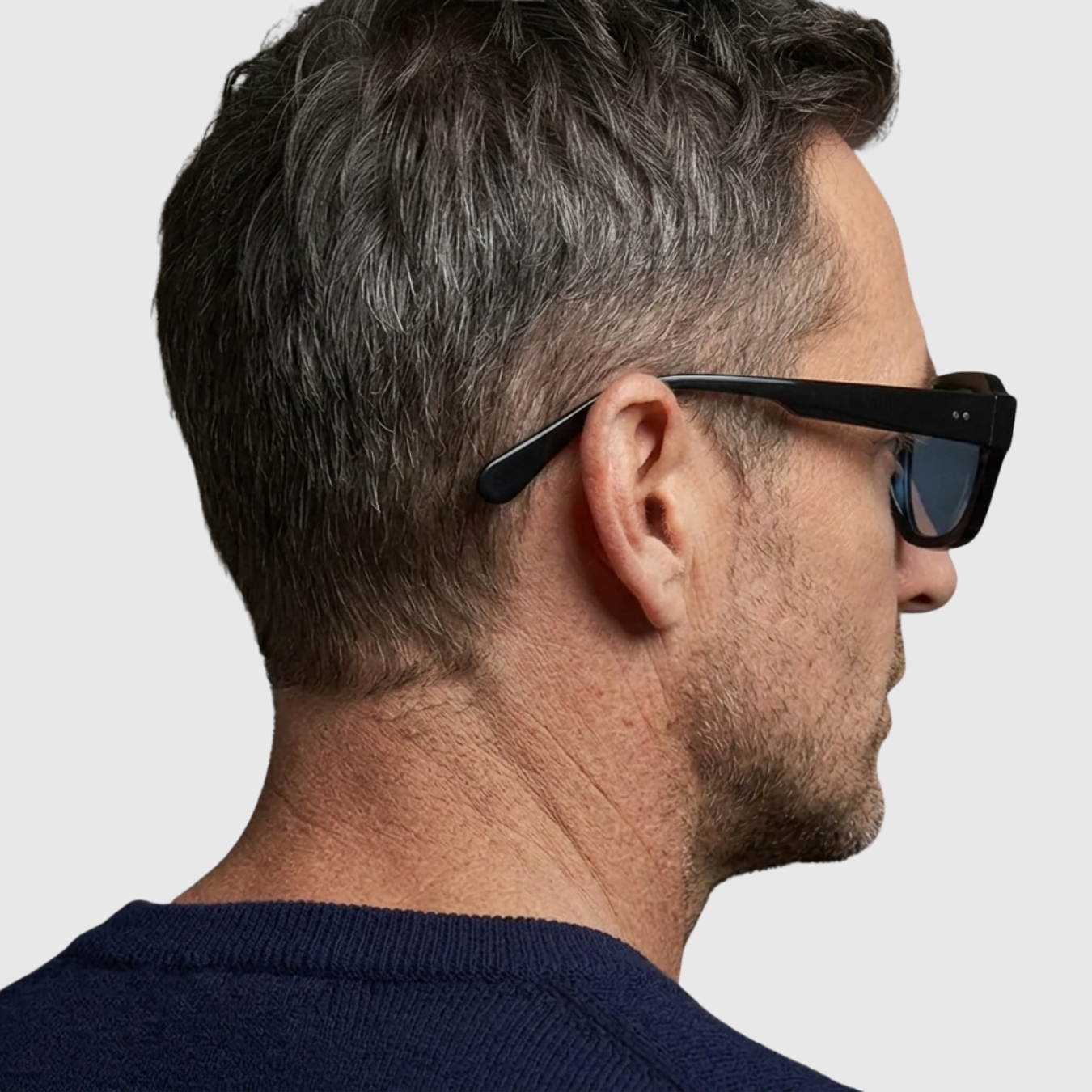 Lunettes de soleil carrées protection UV monture épaisse style luxe