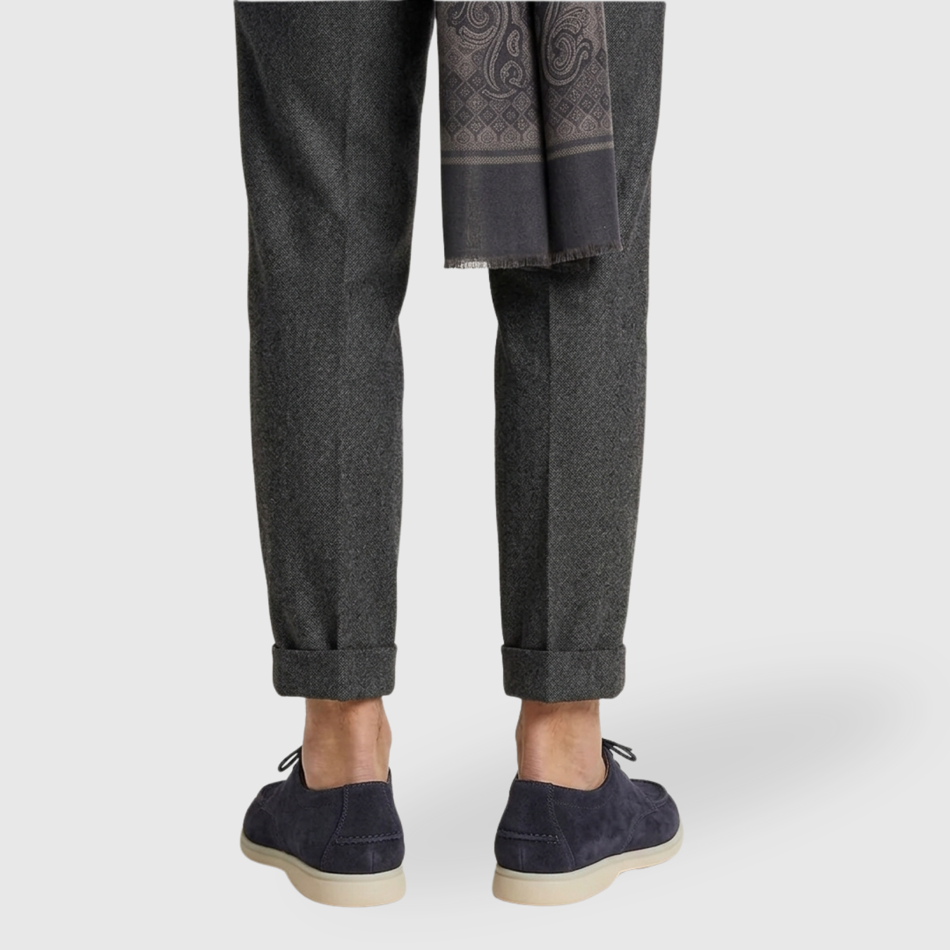 Chaussures bateau homme à lacets semelle épaisse style mocassin