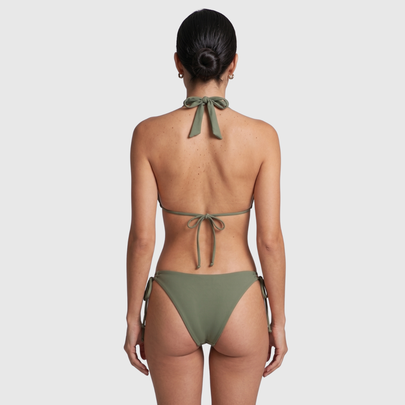 Bikini triangle femme deux pièces à nouer