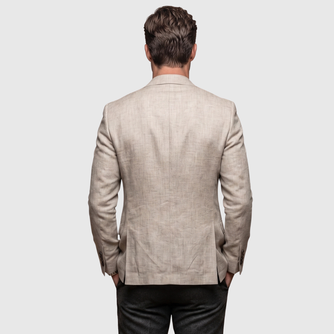 Blazer homme coupe ajustée veste légère élégante pour bureau et cérémonie