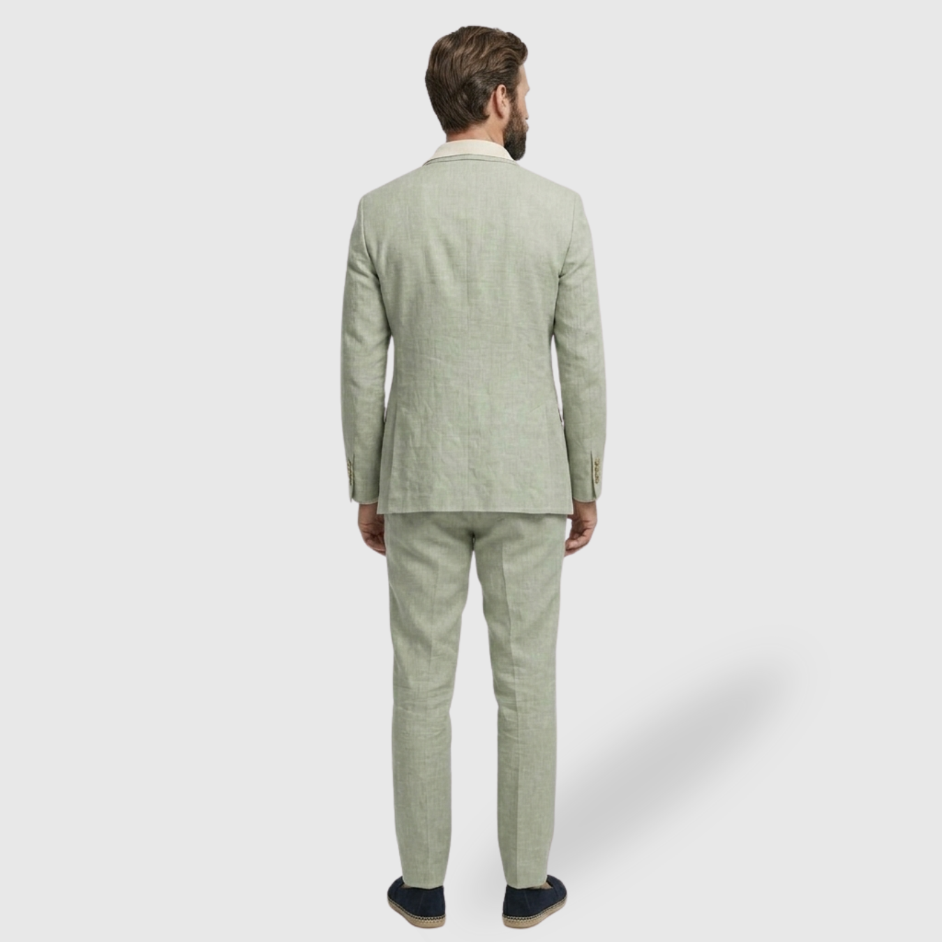 Costume homme deux pièces coupe ajustée veste blazer et pantalon