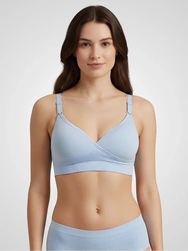 Soutien-Gorge Allaitement Wrap Sans Couture Maintien Doux