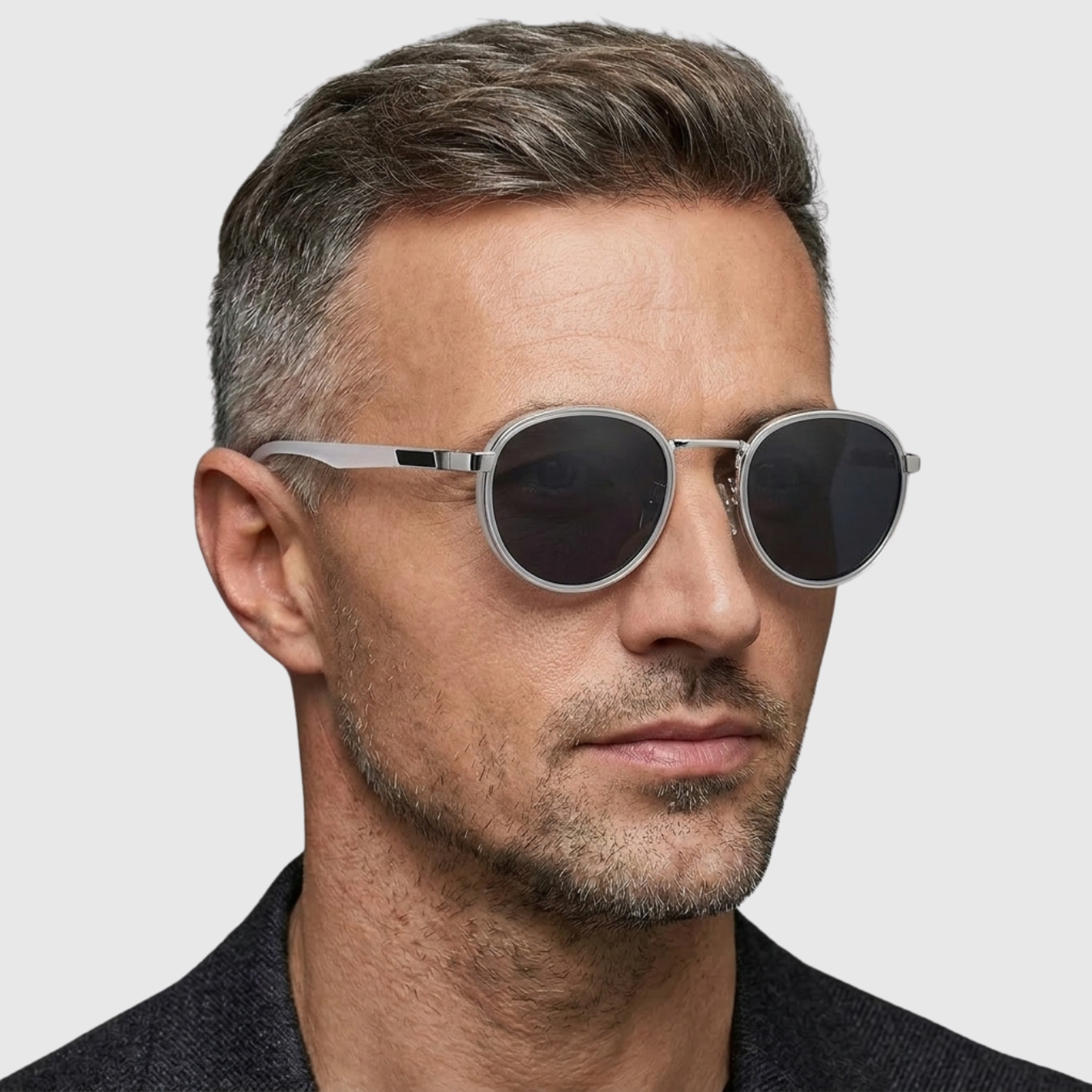 Lunettes de soleil ovales vintage unisexe rétro protection UV