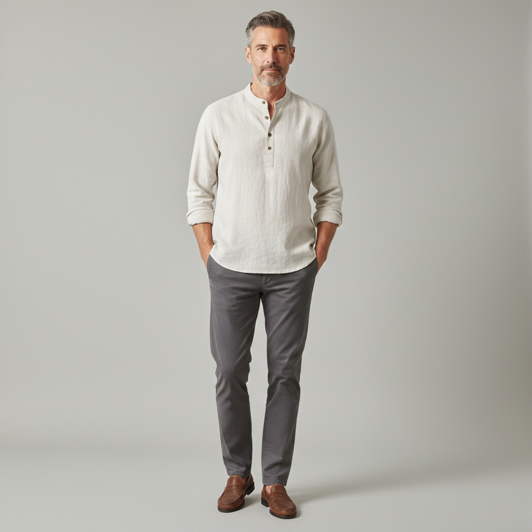 Chemise à col décontracté Kairo