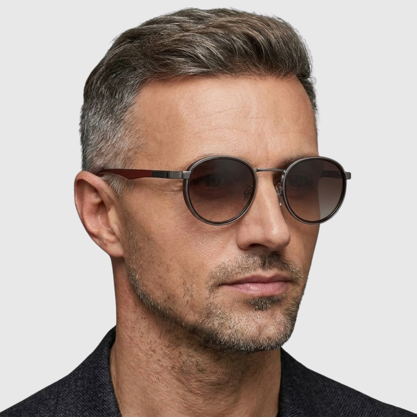 Lunettes de soleil ovales vintage unisexe rétro protection UV