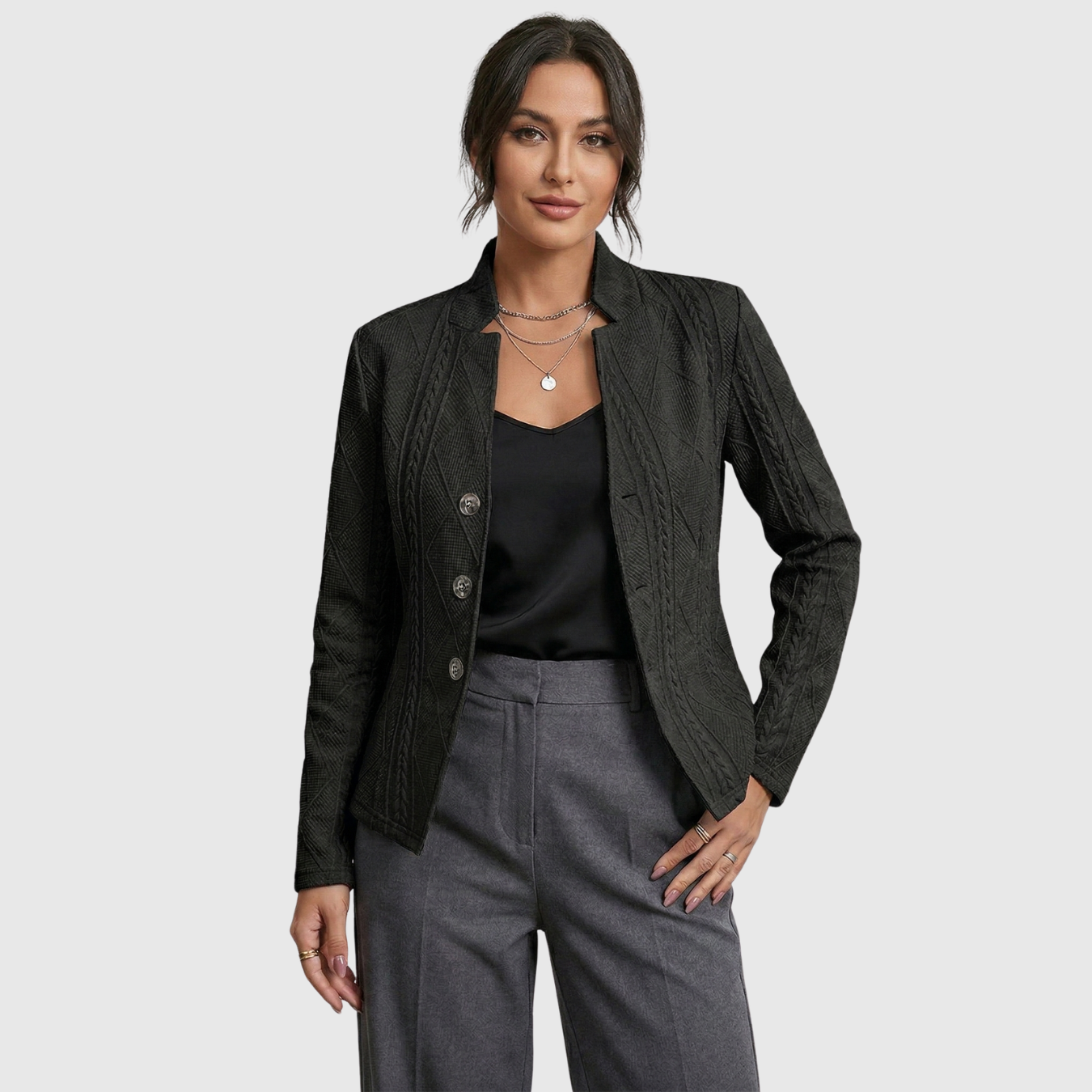 Veste mi-saison femme légère zippée coupe-vent décontractée