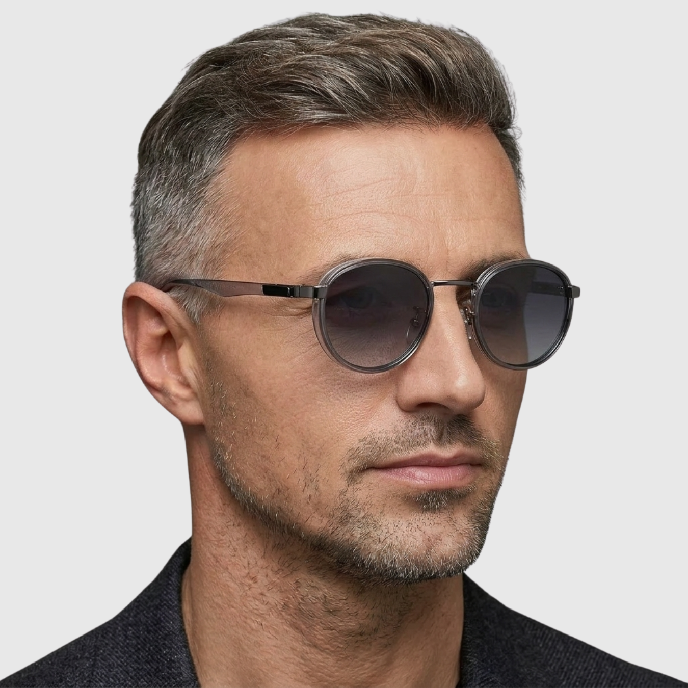 Lunettes de soleil ovales vintage unisexe rétro protection UV
