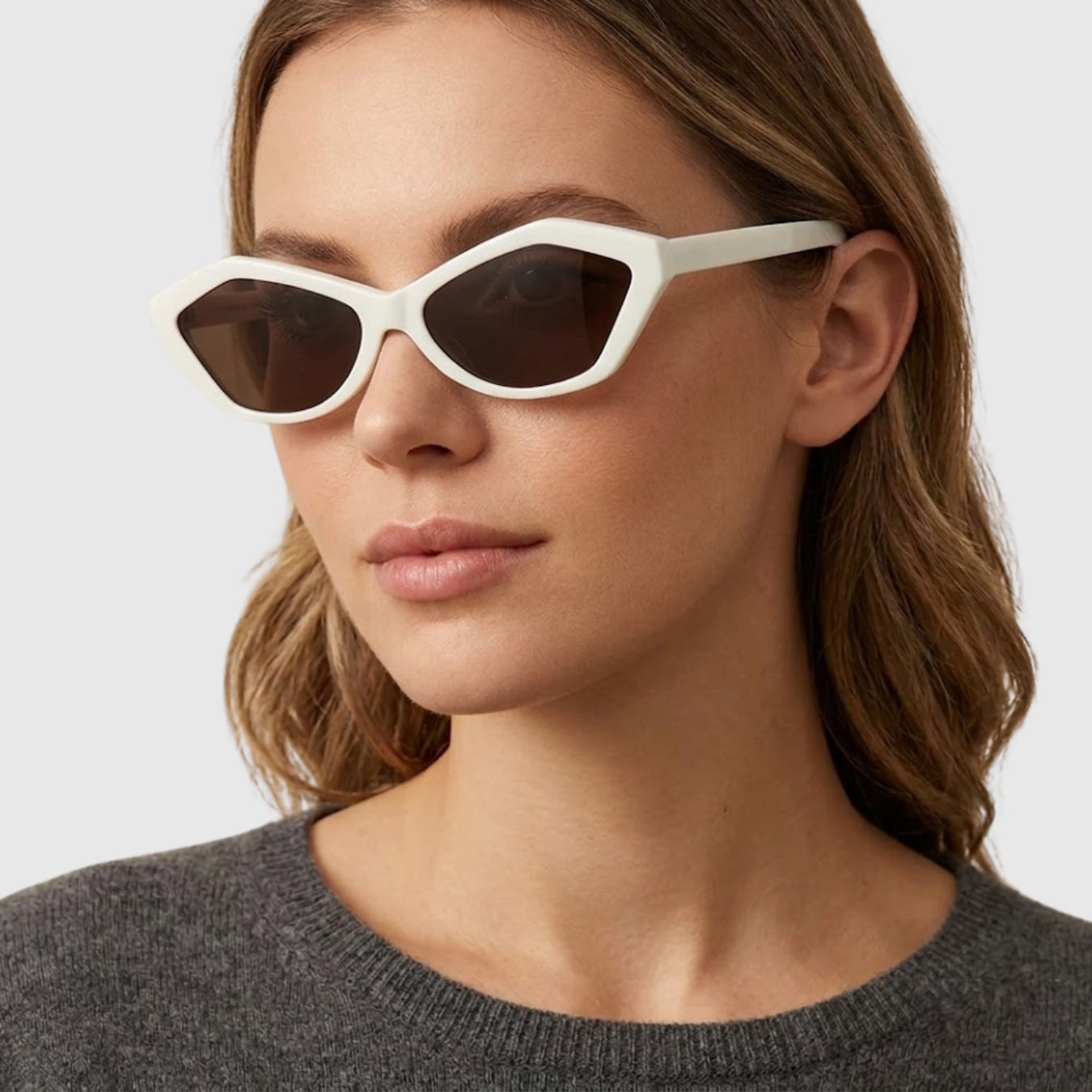 Lunettes de soleil femme protection UV monture épaisse style oversized tendance