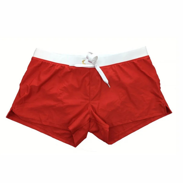 Short de bain homme léger séchage rapide cordon