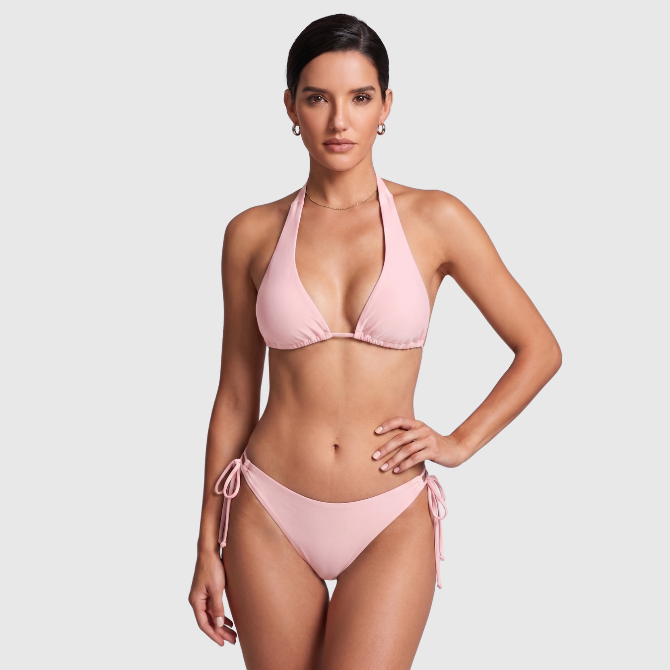 Bikini triangle femme deux pièces à nouer