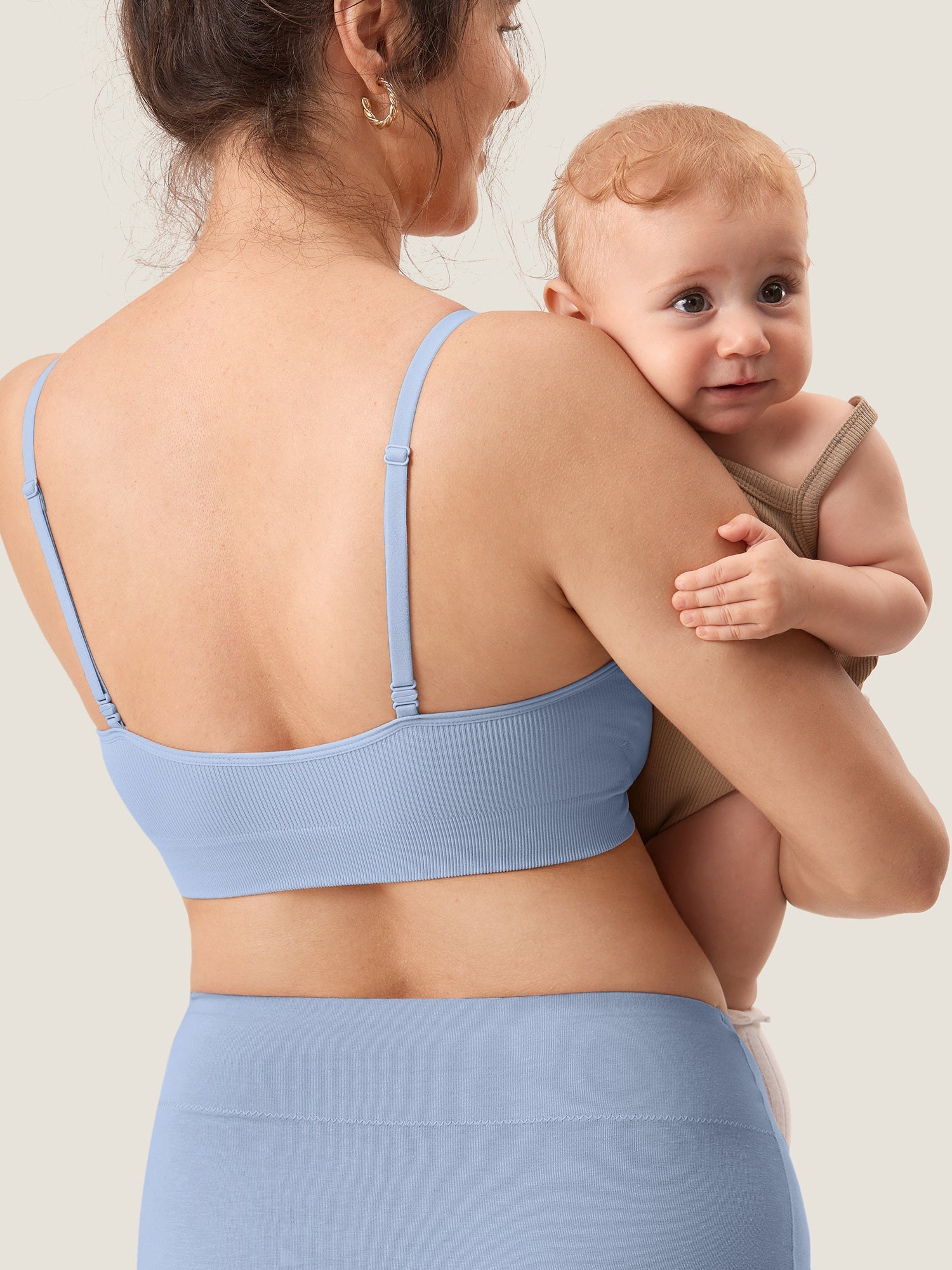 Brassière Allaitement Côtelée Confort Nuit Sans Armature