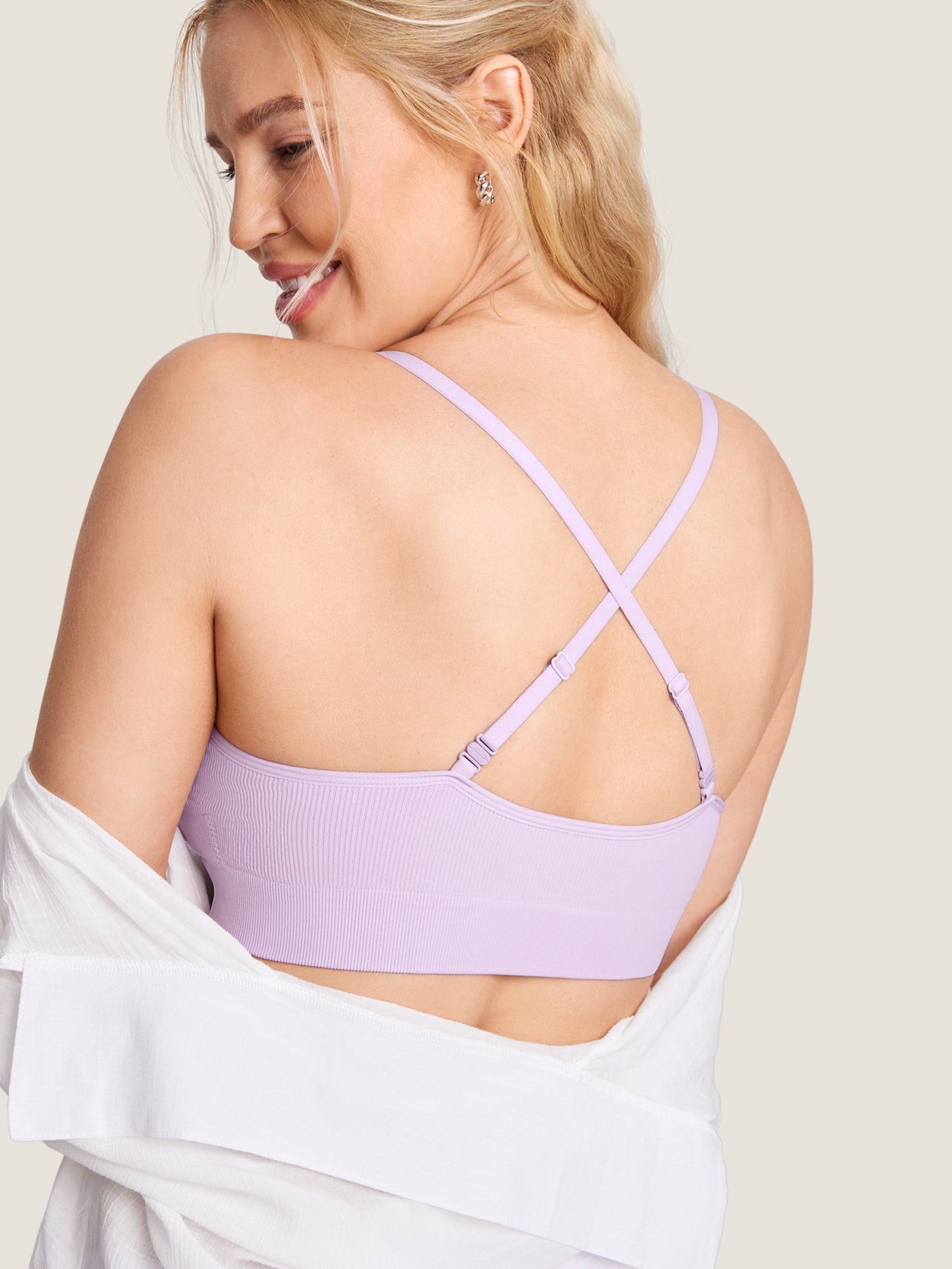 Brassière Allaitement Côtelée Confort Nuit Sans Armature