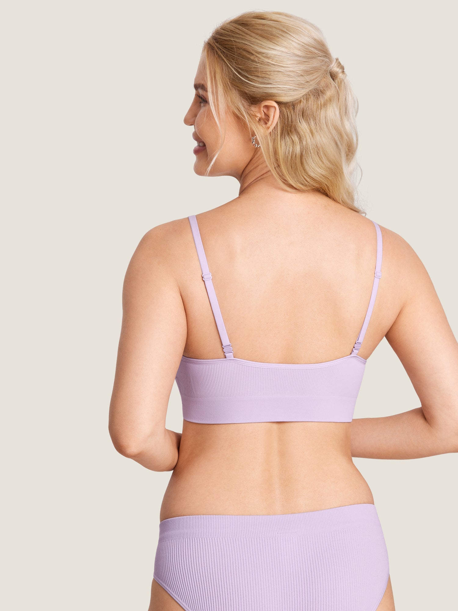 Brassière Allaitement Côtelée Confort Nuit Sans Armature