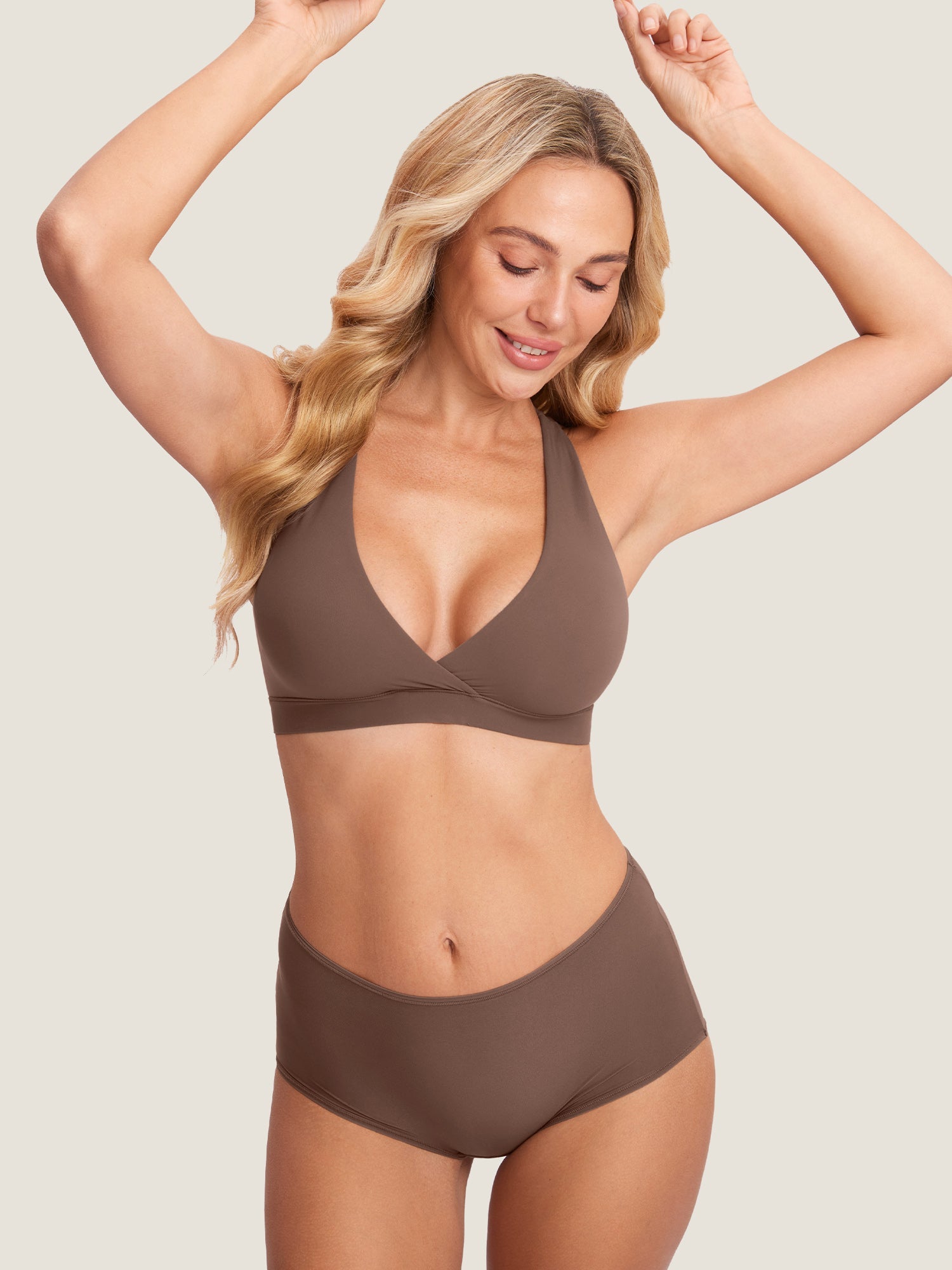 Soutien-Gorge Allaitement Croisé Dos Nageur Sans Armature