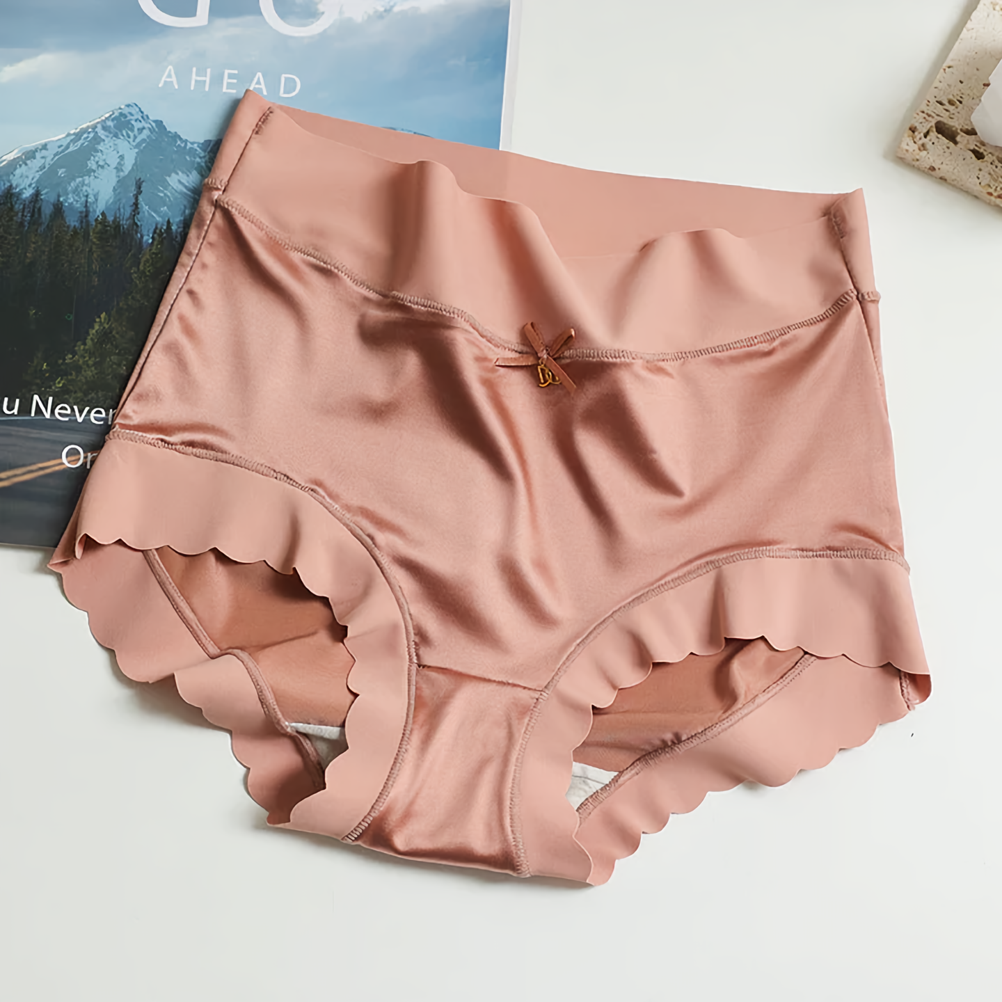 Lot 5 culottes femme satin sans coutures coupe régulière