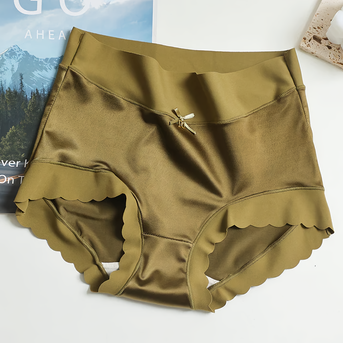 Lot 5 culottes femme satin sans coutures coupe régulière