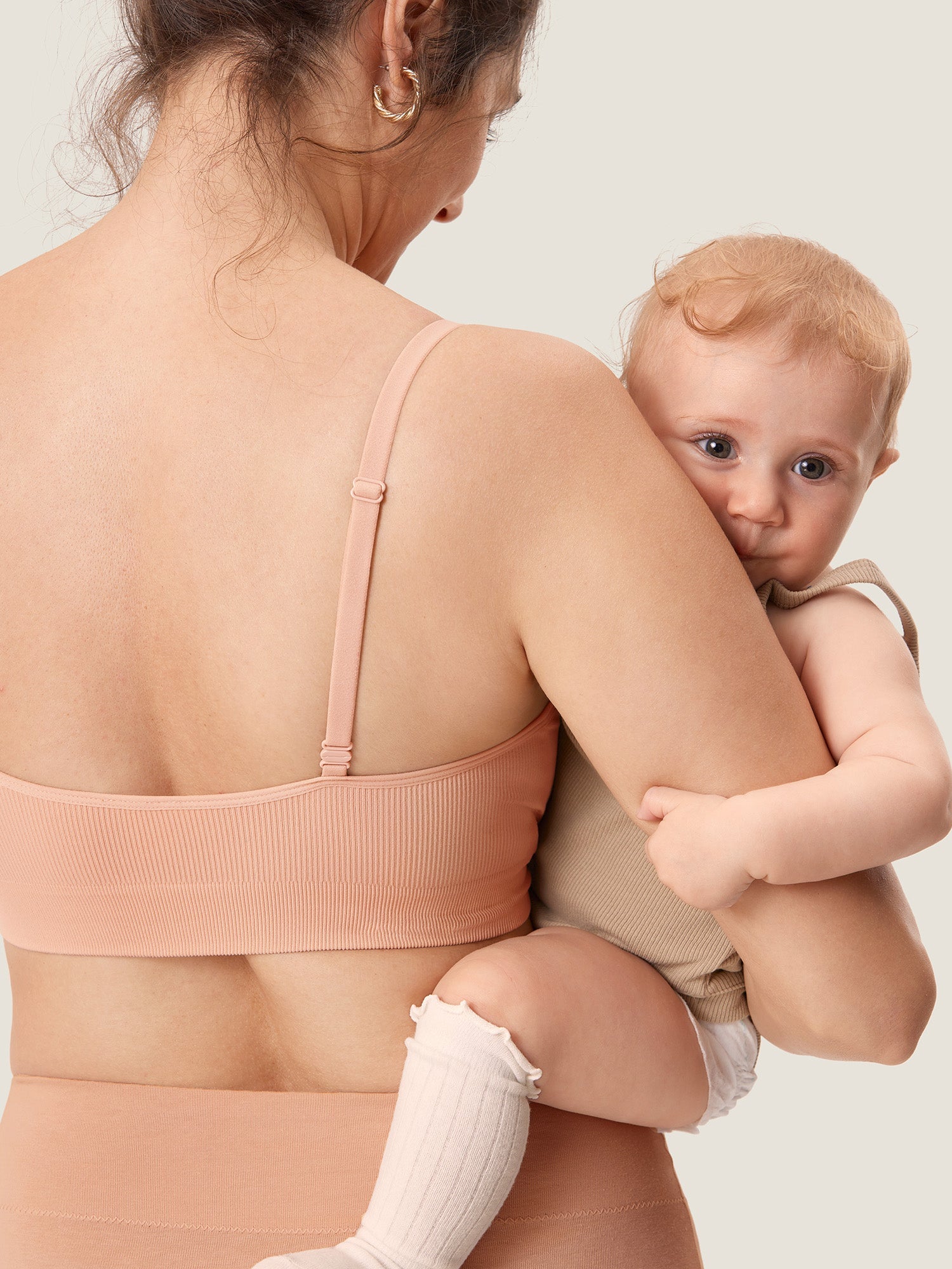 Brassière Allaitement Côtelée Confort Nuit Sans Armature