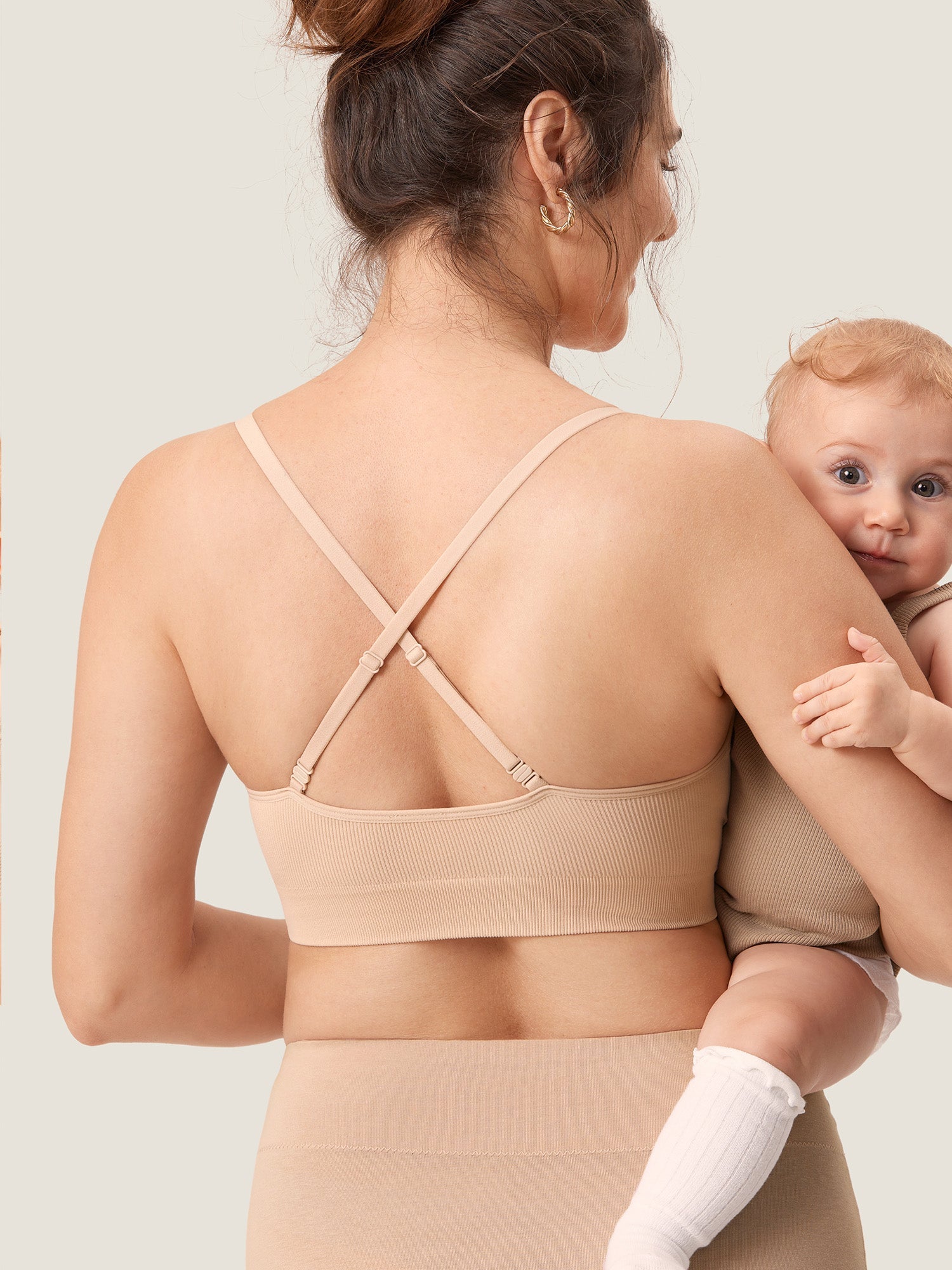 Brassière Allaitement Côtelée Confort Nuit Sans Armature