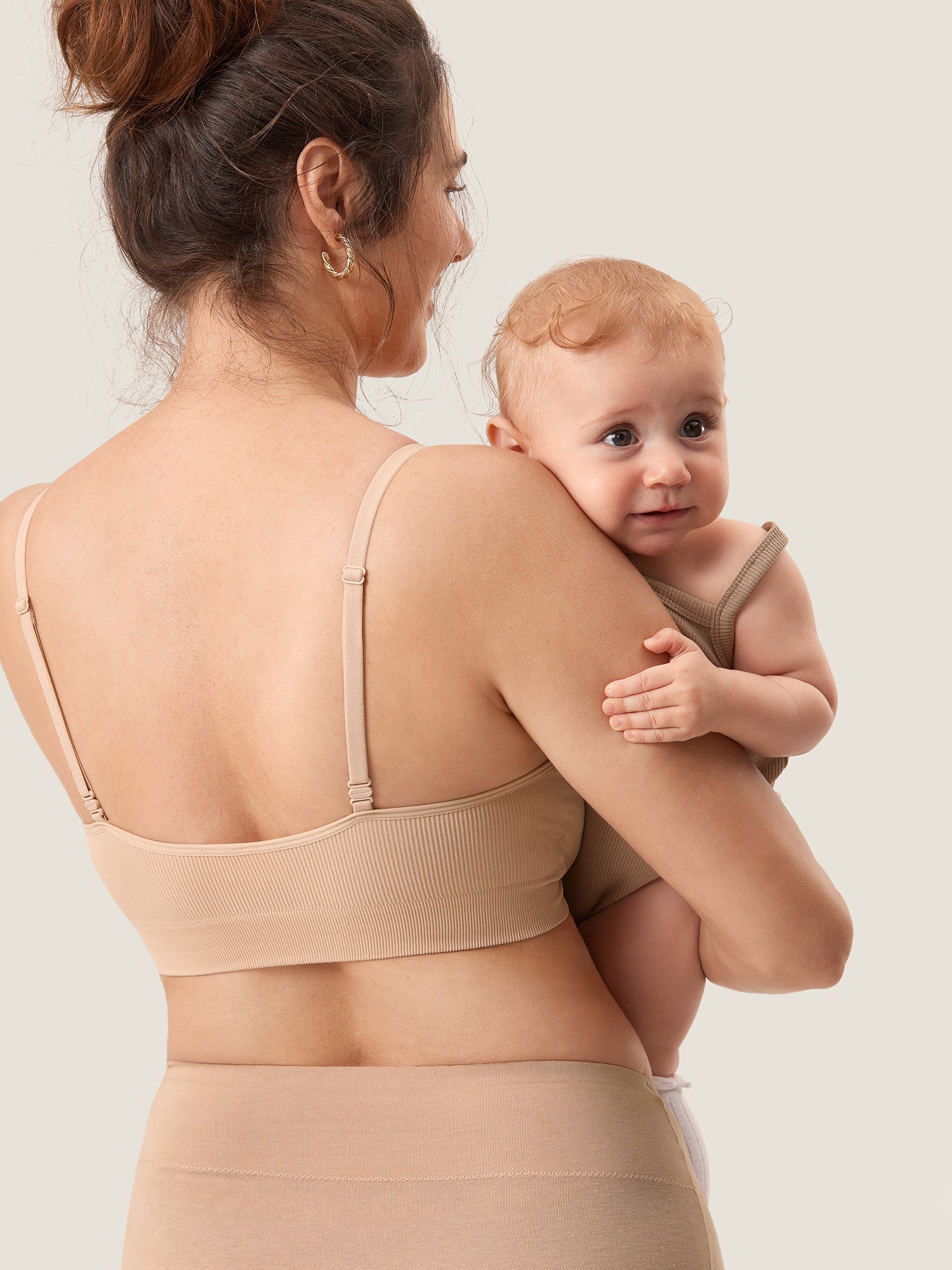 Brassière Allaitement Côtelée Confort Nuit Sans Armature