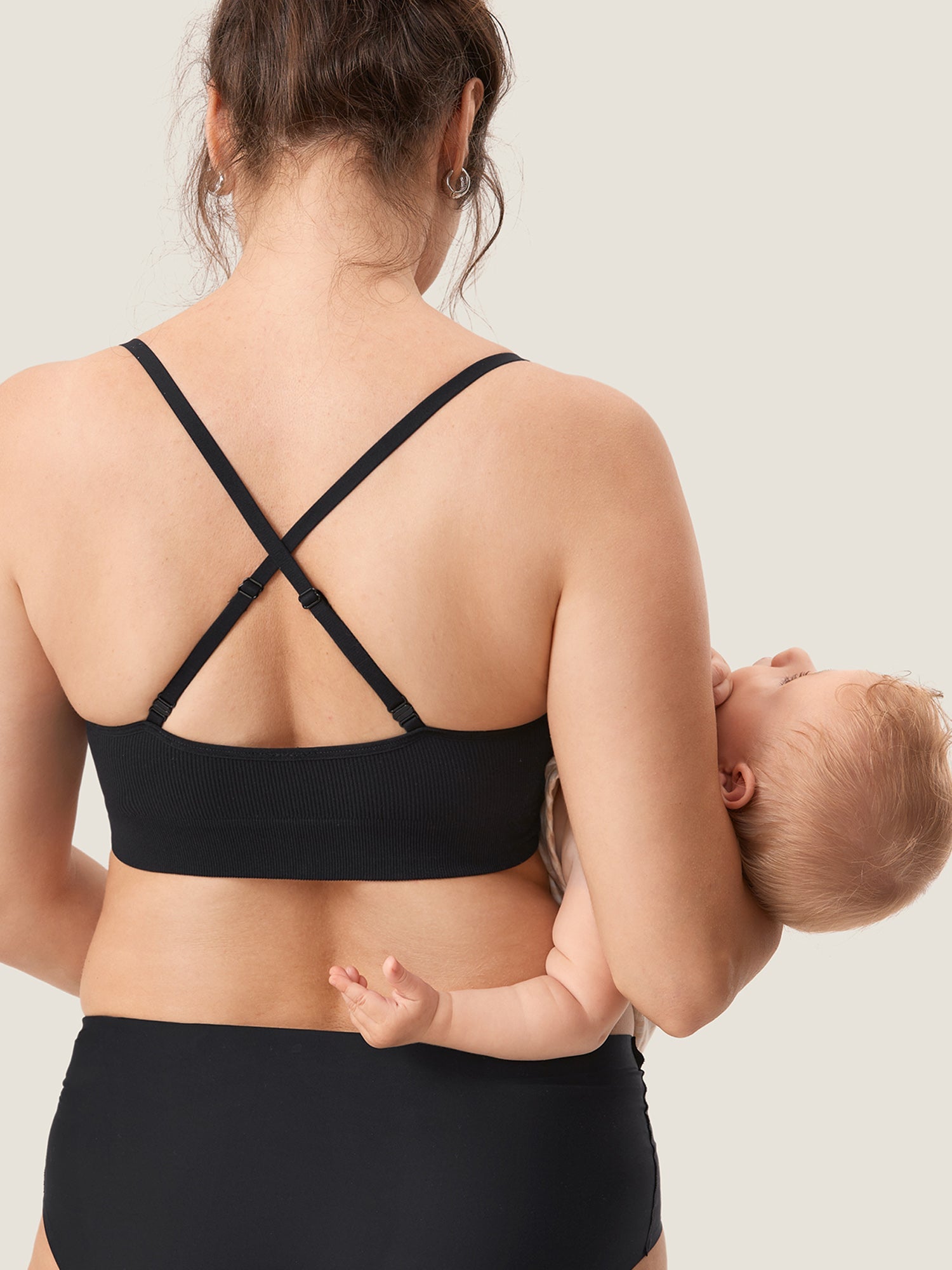 Brassière Allaitement Côtelée Confort Nuit Sans Armature