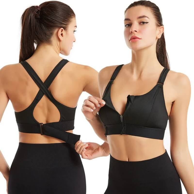 Brassière sport femme polyester bretelles réglables