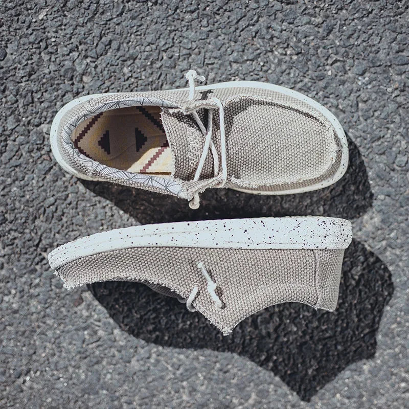 Chaussures Homme Slip-On Tissu Souple Légères Confort Casual