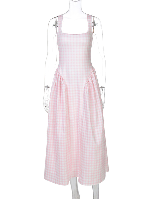 Robe Maxi Maternité Ligne A Bretelles Élégante