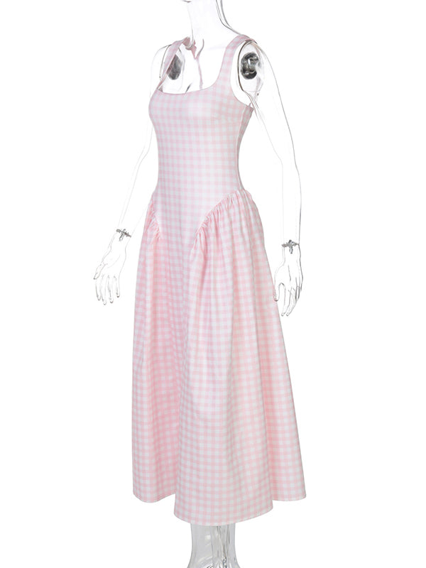 Robe Maxi Maternité Ligne A Bretelles Élégante