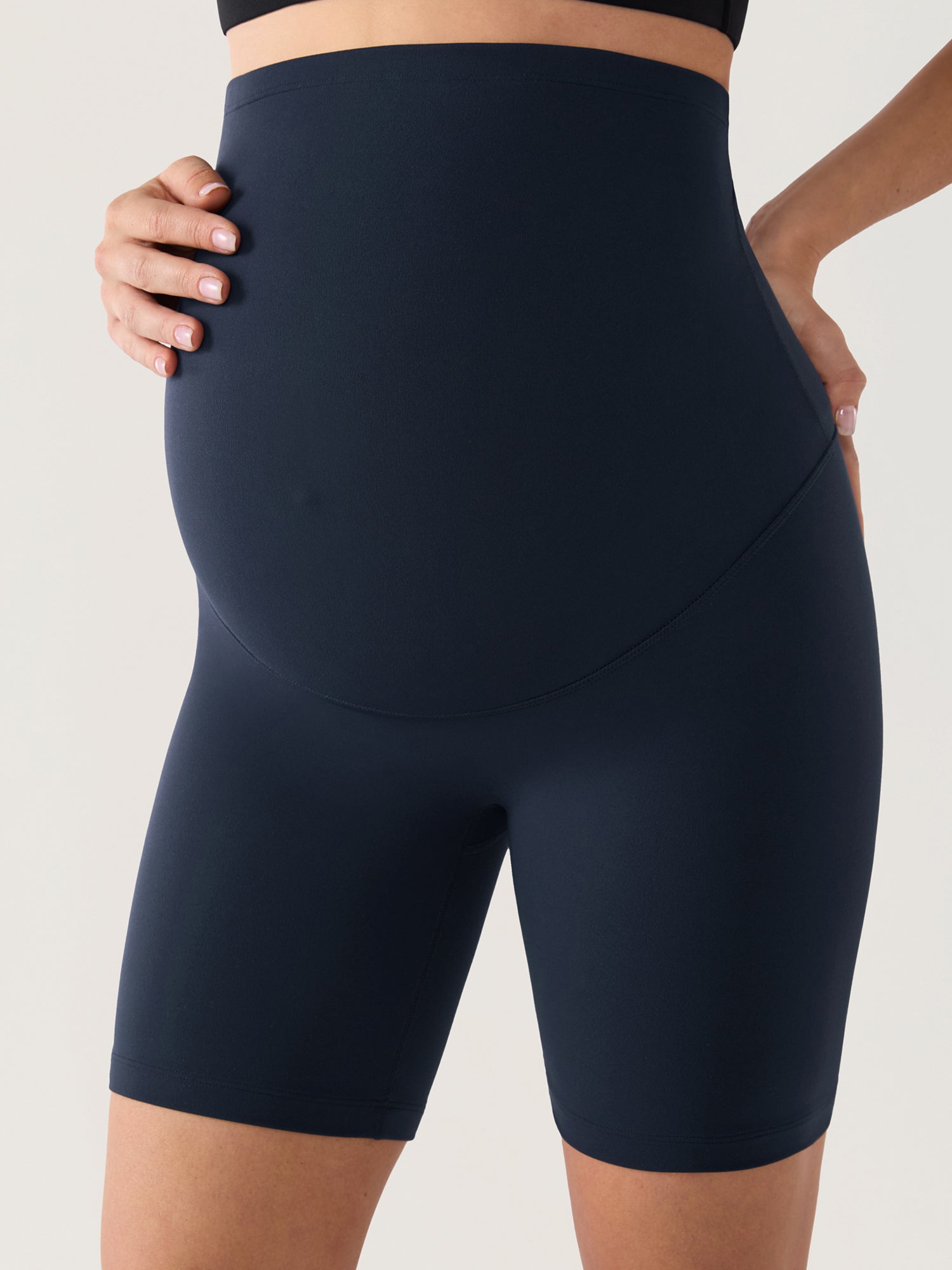 Short Maternité Femme Sans Couture Avant Taille Haute
