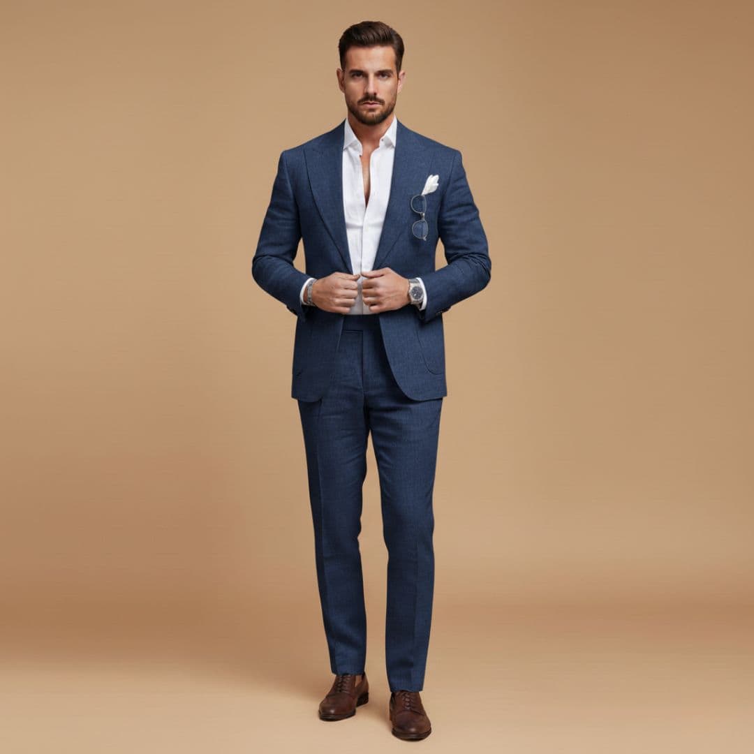 Costume homme slim | ensemble blazer revers encoche