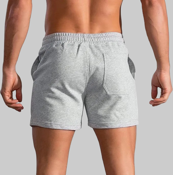 Short Homme Jogging Cordon Taille Élastique Sport Casual
