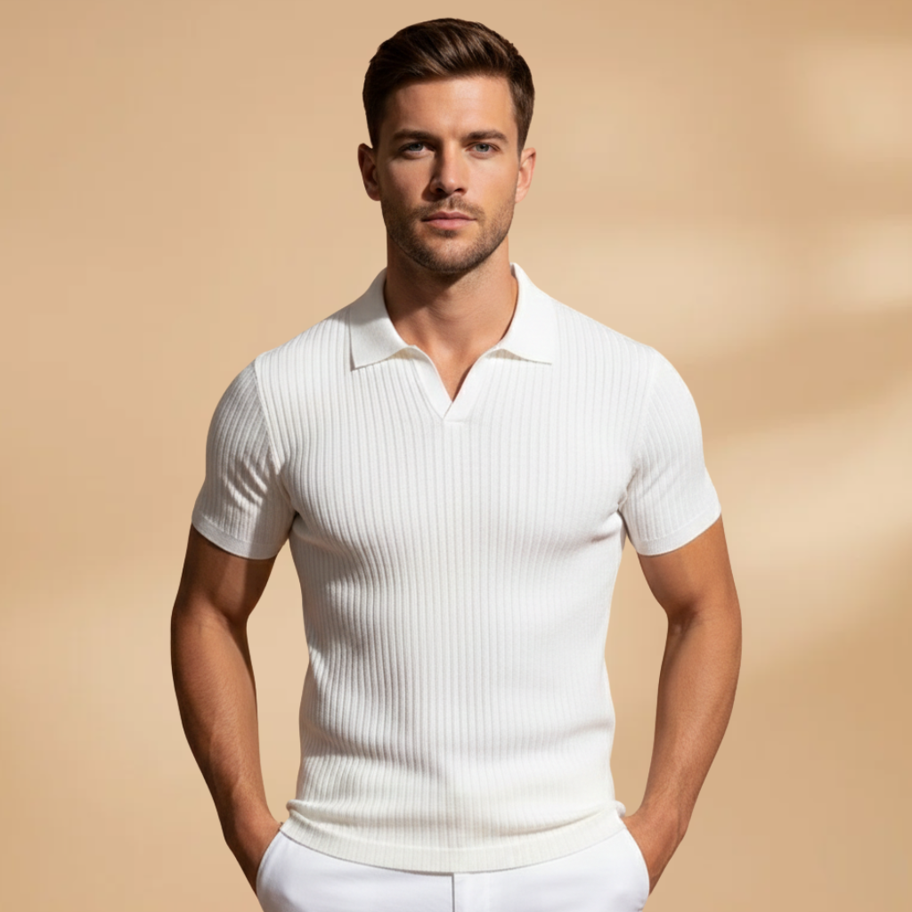 Haut polo homme | vêtement coupe slim travail