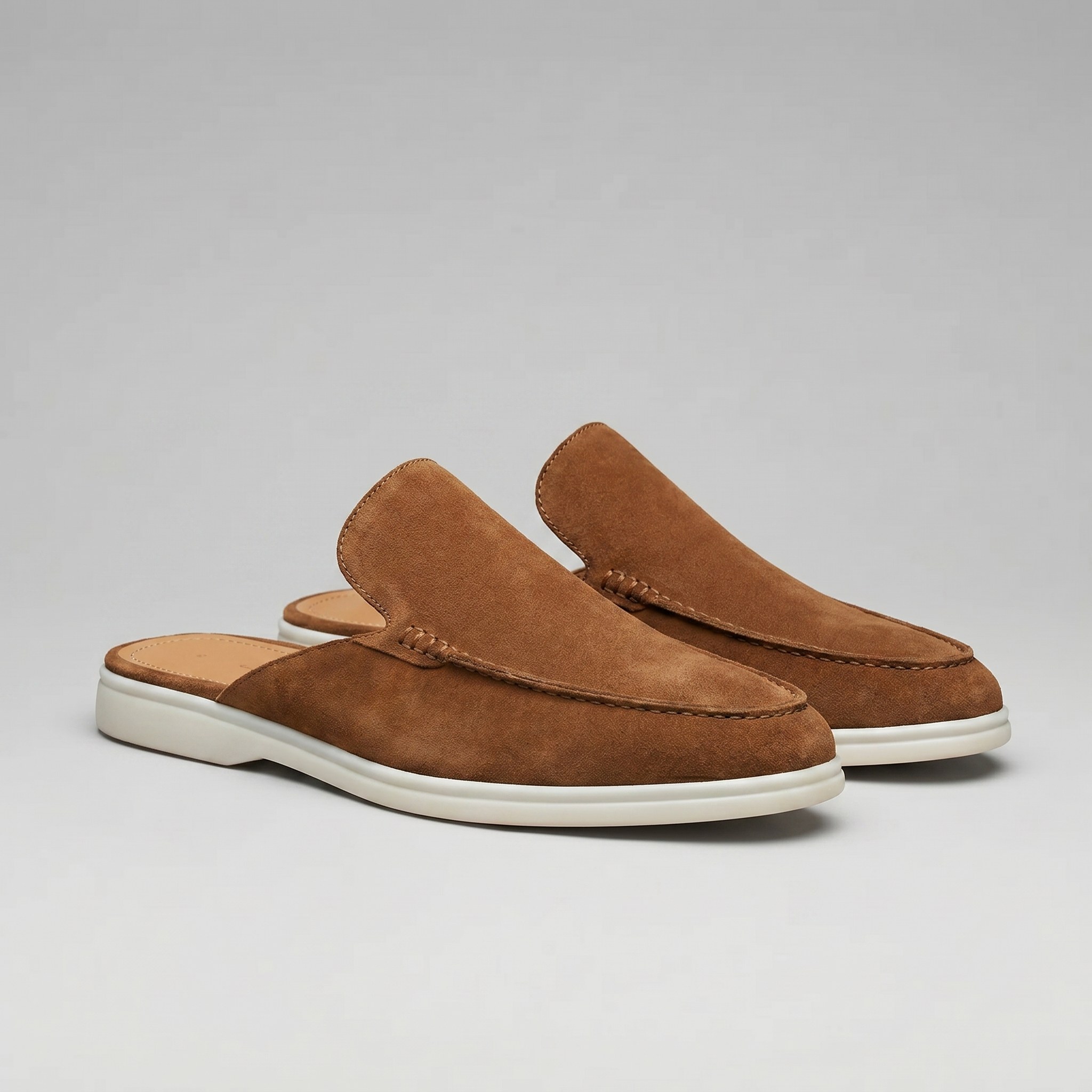 Chaussures mules homme | daim destalonné quotidien
