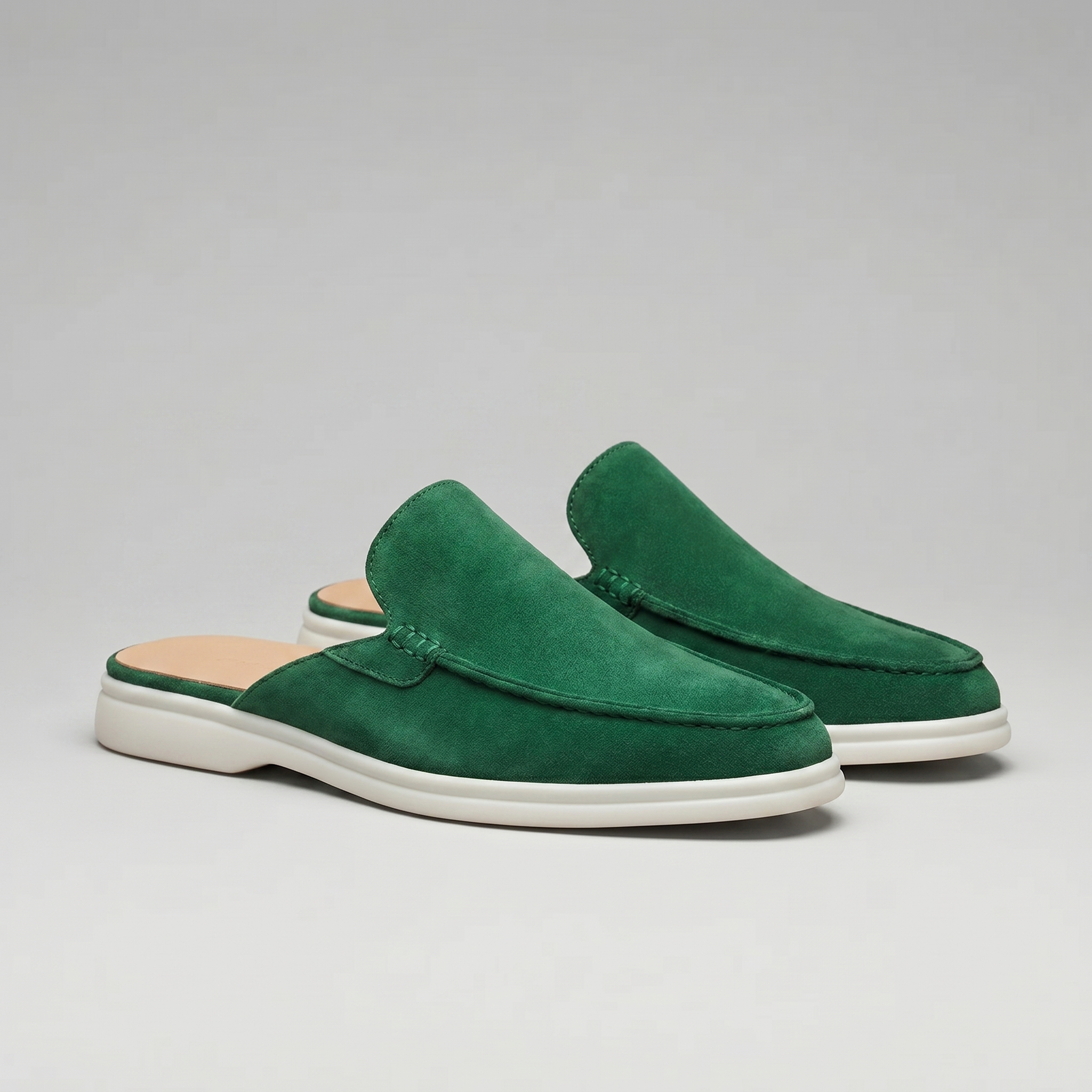 Chaussures mules homme | daim destalonné quotidien