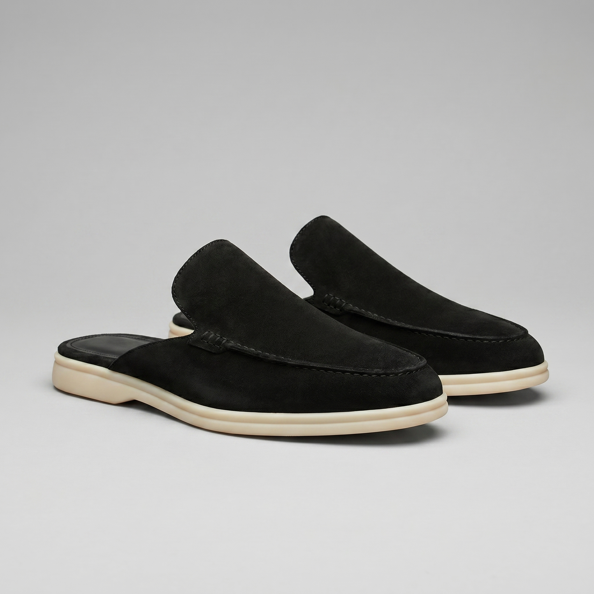 Chaussures mules homme | daim destalonné quotidien