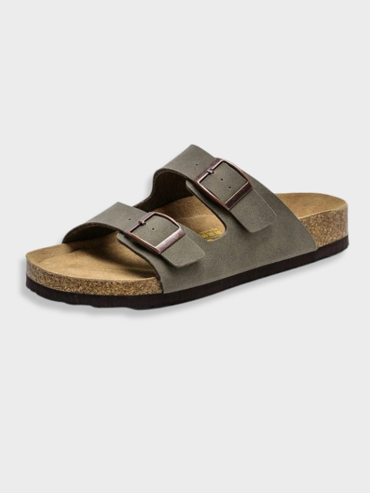Chaussures d'été homme — nu-pieds ergonomiques à boucles de loisirs