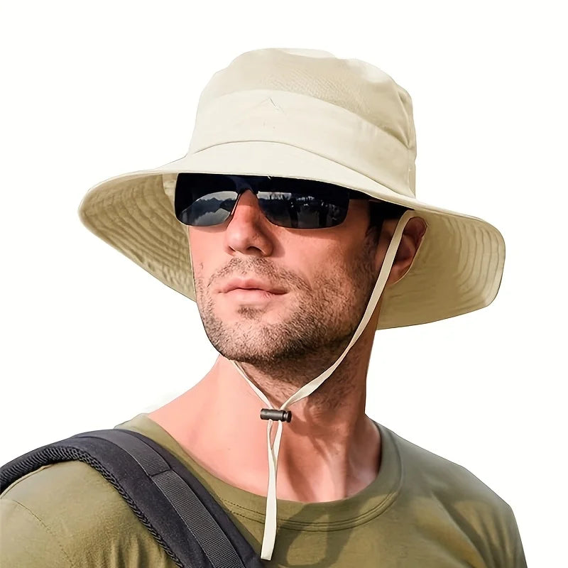 Chapeau de soleil style bucket hat de randonnée séchage rapide été