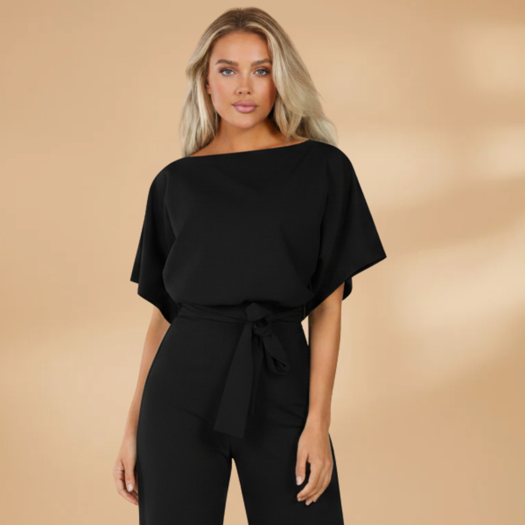 Combinaison d'été pour femme - tenue ample à jambes larges et lanière | vacances