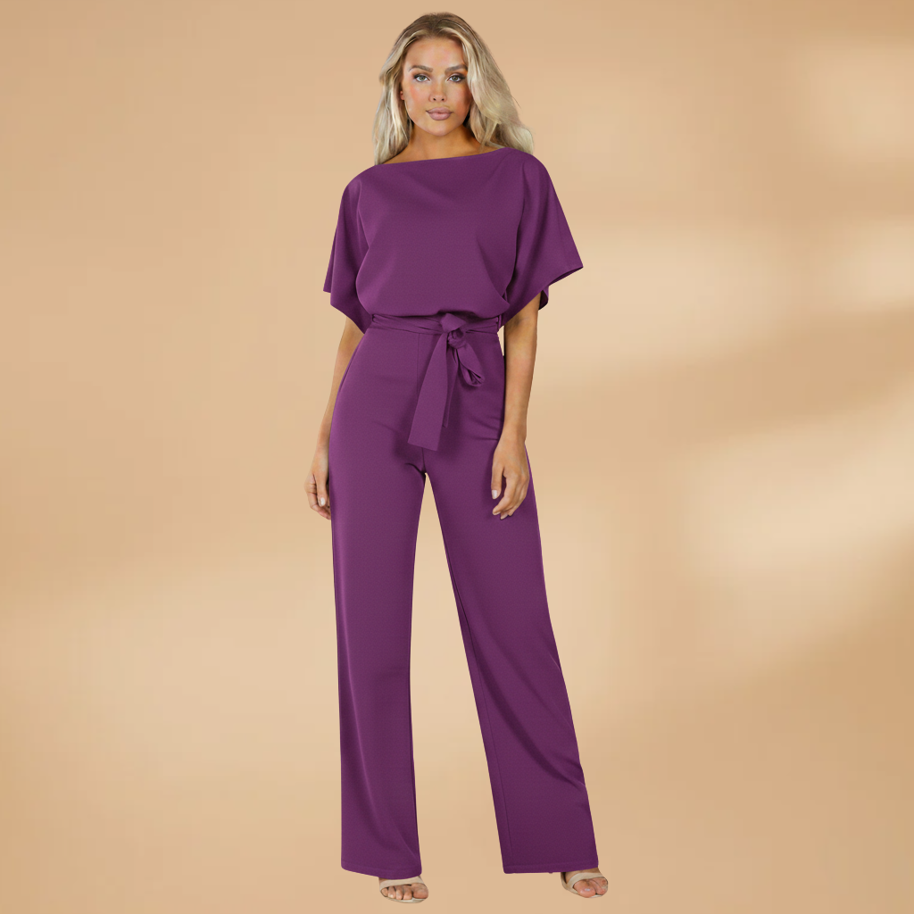 Combinaison d'été pour femme - tenue ample à jambes larges et lanière | vacances