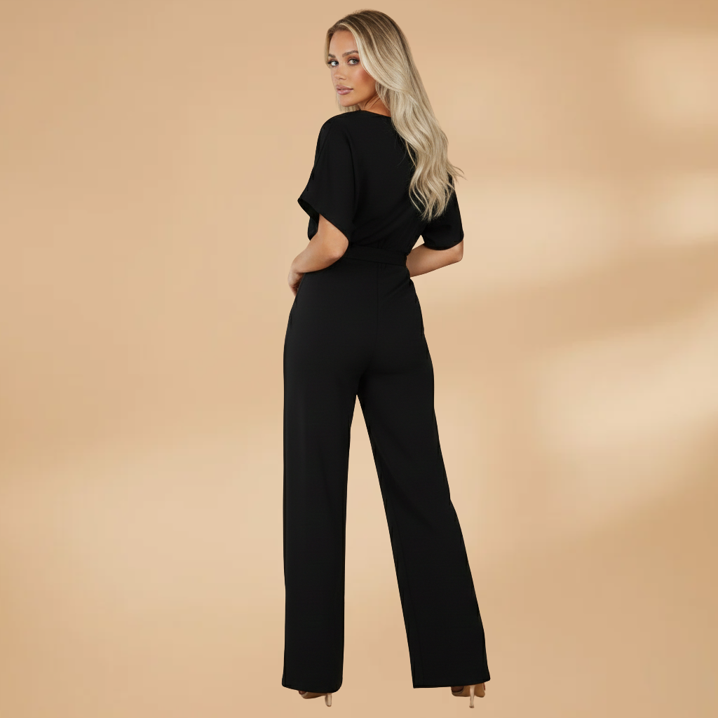 Combinaison d'été pour femme - tenue ample à jambes larges et lanière | vacances