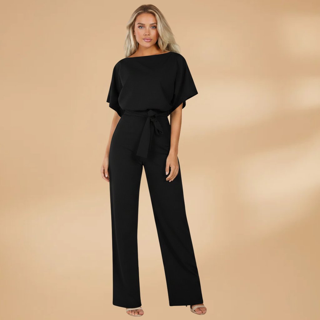 Combinaison d'été pour femme - tenue ample à jambes larges et lanière | vacances