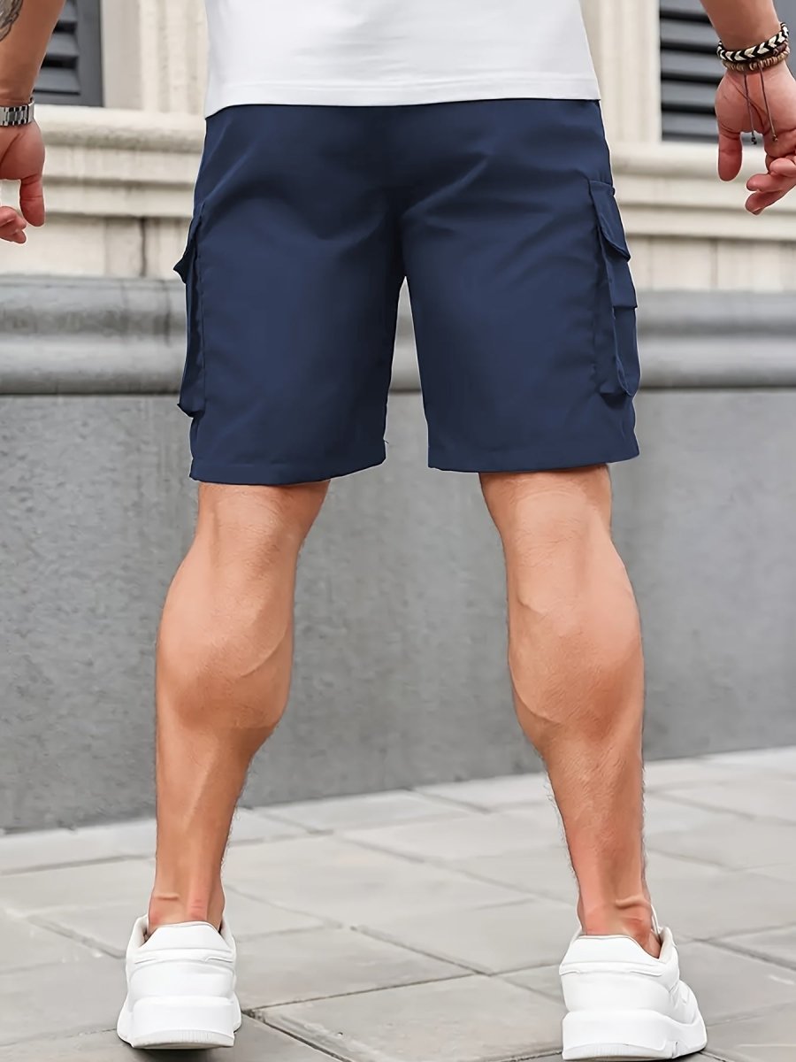Short cargo léger homme poches zippées outdoor randonnée