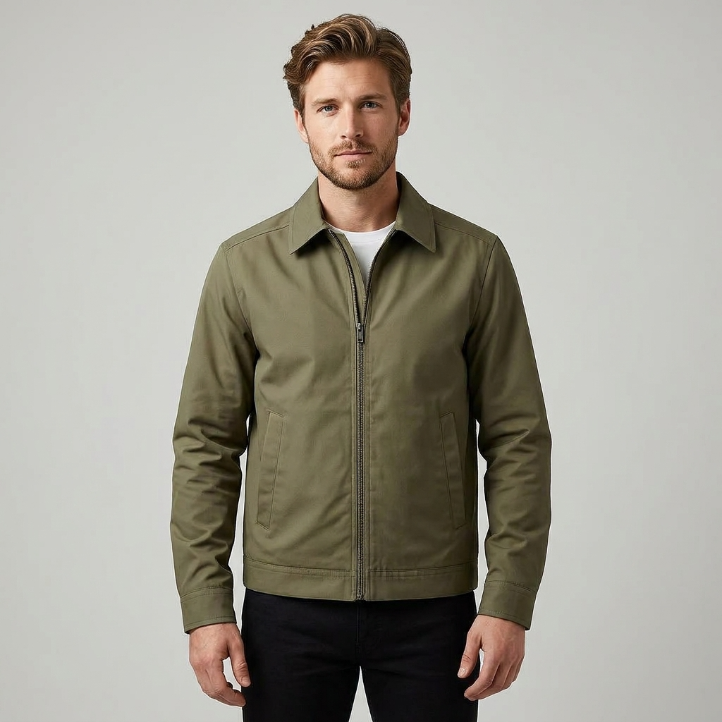 Veste Doublée Homme Coupe Ajustée Polyvalente
