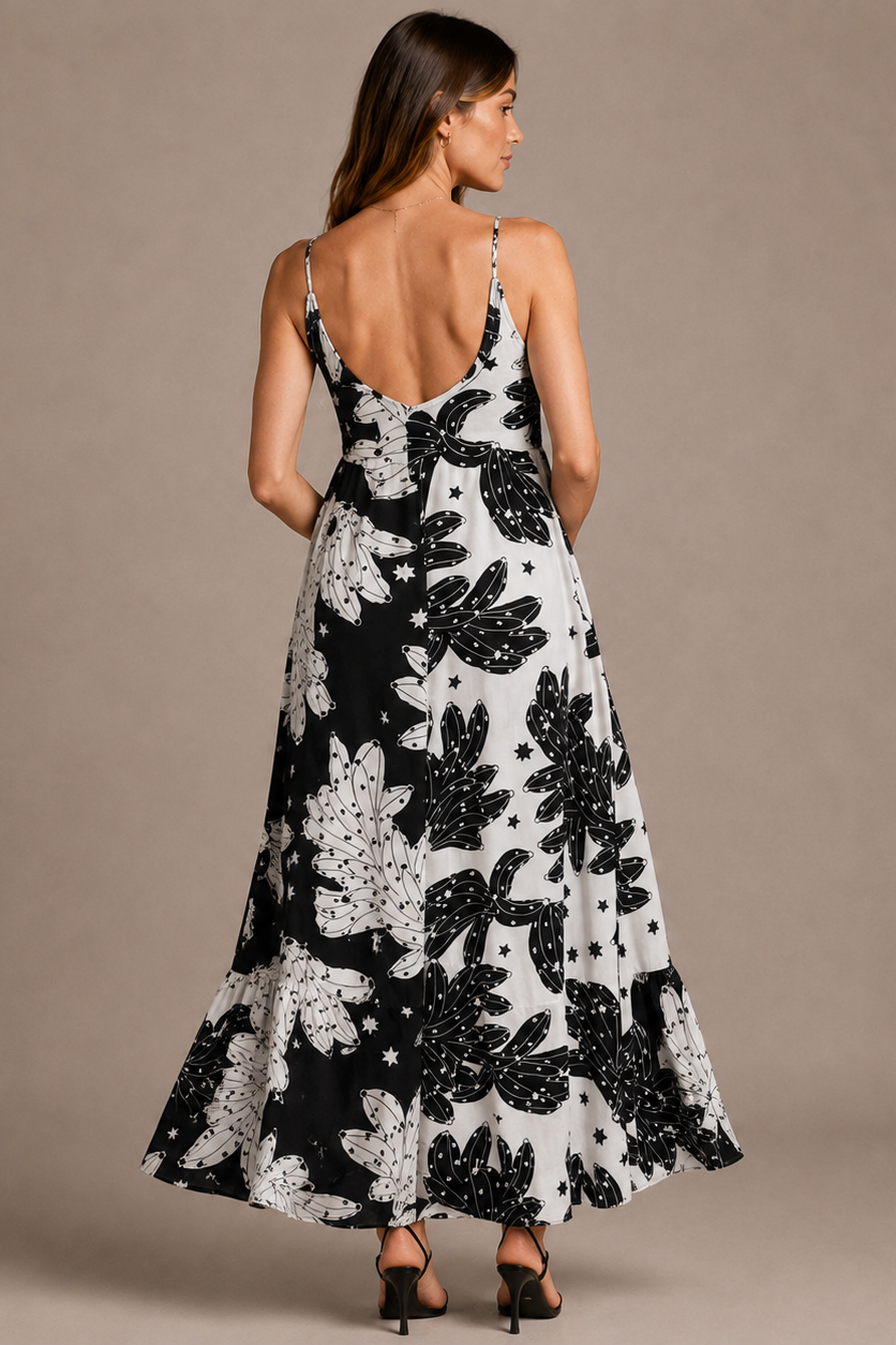 Robe longue maternité sans manches été grossesse confortable